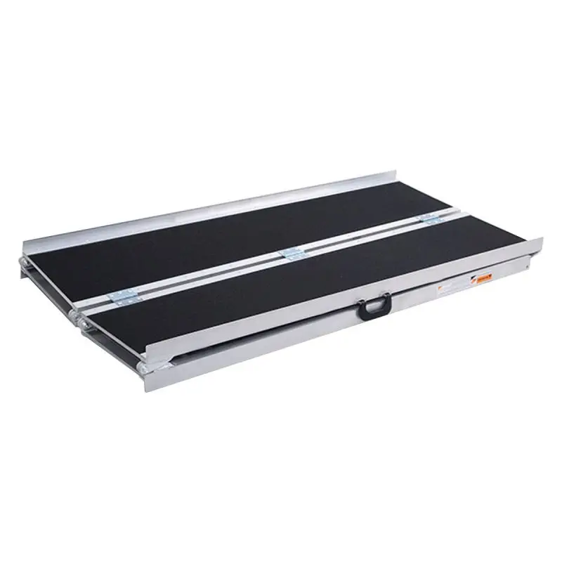Portable Telescopic Mobile Aluminum Alloy Ramp Barrier-Free Wheelchair Access Roadway Product manufacture