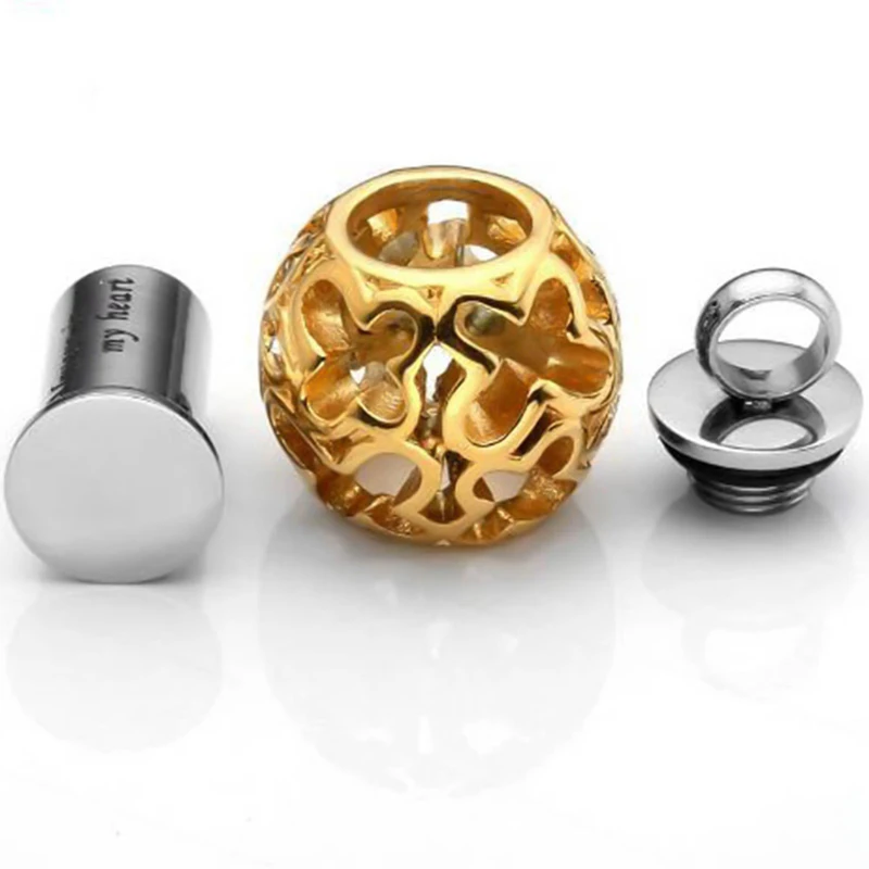 Hollow Butterfly Crystal Urn Cremation Necklace Always In My Heart Memorial Pendants For Pet Ashes Fashion Jewelry Keepsake