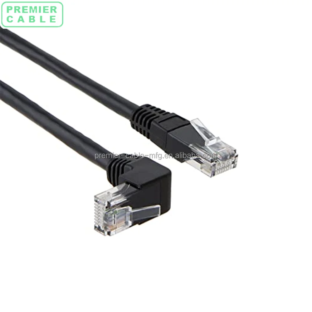 Black 50 Meter RiteAV RJ50 10p10c SFTP CAT5 Male to Male Cable with Shielded Connectors 