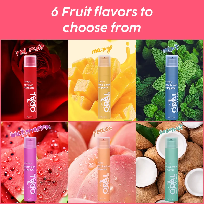 Wholesale Toothpaste Fruity Falvor Toothpaste 60g Fresh Breath Strawberry Toothpaste Daily Home Use