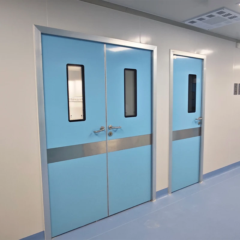 Airtight Interlock System Hospital Automatic Medical Door X Ray protection Lead Steel Door Hermetic Sliding Doors for Sale Oem