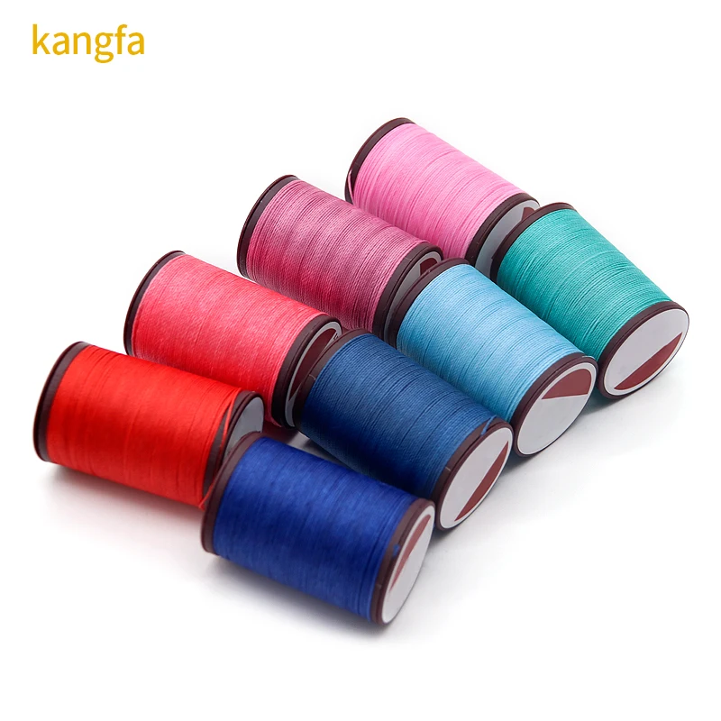product 110 meters 100 polyester diy handmade sewing weaving thread 065mm round waxed thread for jewelry making findings-6
