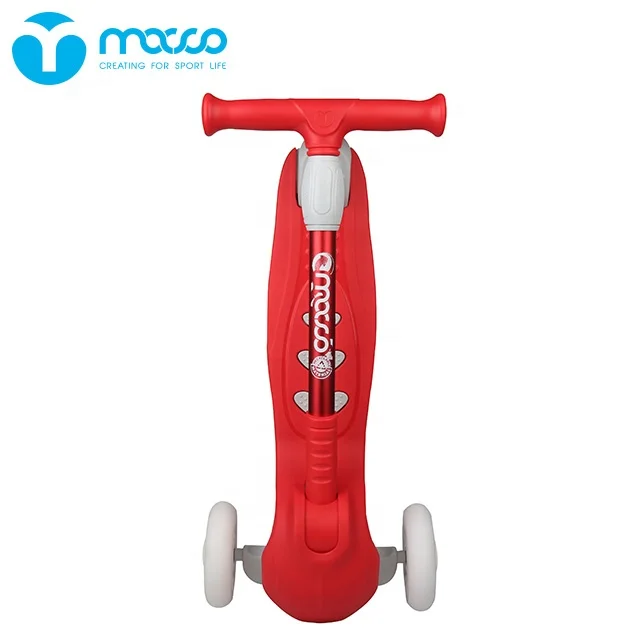 Macco детский пластиковый скутер для детей-мороженое красного