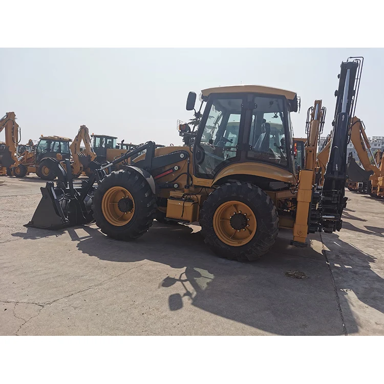 Aolite With Diesel 4x4 Front Backhoe Loader