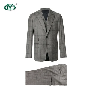 High Quality Wholesale Europe Style Men Wool Suits 2 Piece Suit Pant Suits