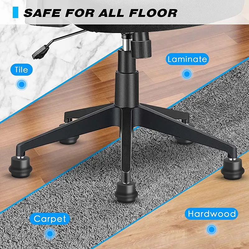 Стопор для колес стула, колокольчик скользит по сменным колесам для офисных стульев к неподвижным роликовым Колесам