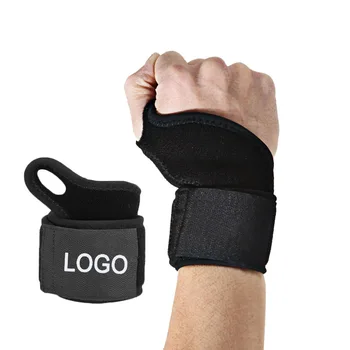 Customised Nylon Fitness Wristband Elastic Gym Badminton Protective Brace Elastic Support Wrap for Wrist