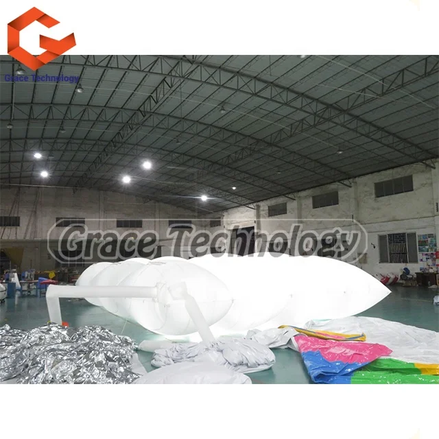 Custom Diffusion Sunlight Grip Inflatable Cloud Balloon Lighting Inflatable Cloud Model for Decoration