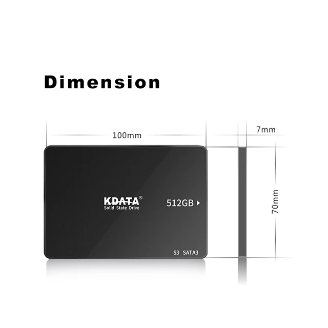 KDATA 2.5 Inch Solide State Drive Interno 64Gb Hard Drive 2tb 480GB 128gb 240gb 256gb 1tb Sata Ssd 512gb