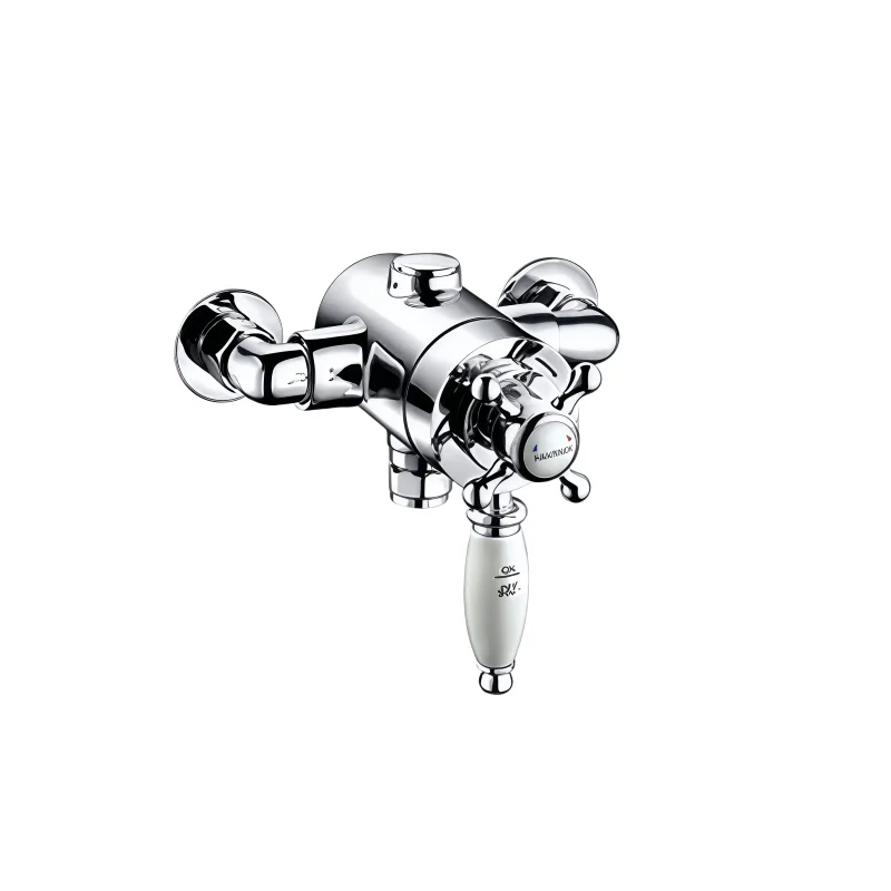 Classical Dual Handles Thermostatic Exposed Shower Valve