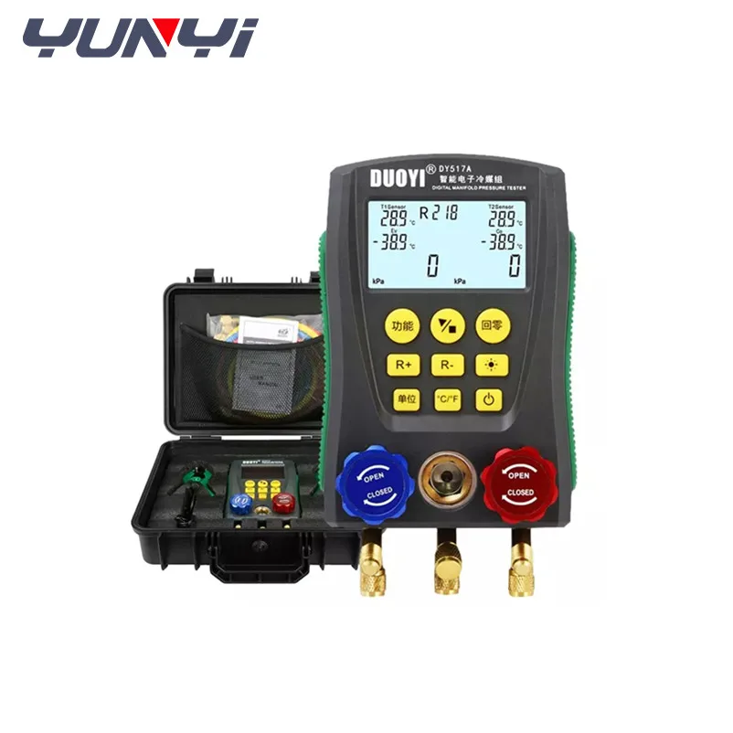 Digital Air Conditioning Pressure Gauge Auto Air Conditioner Digital