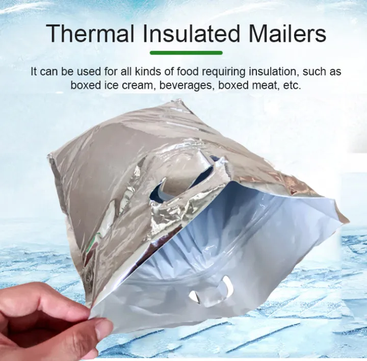 Sacs de refroidisseur isolés par glisser, sac de refroidisseur isolant thermique pour les aliments 1