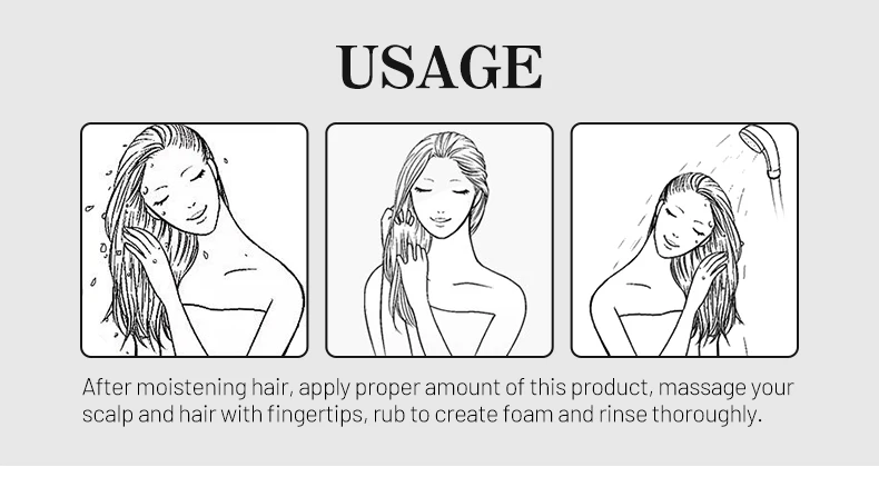 Natural Batana Oil Shampoo Biotin Hair Grease Scalp Cleaning Shampoo Nourishing Healthy Hair Products