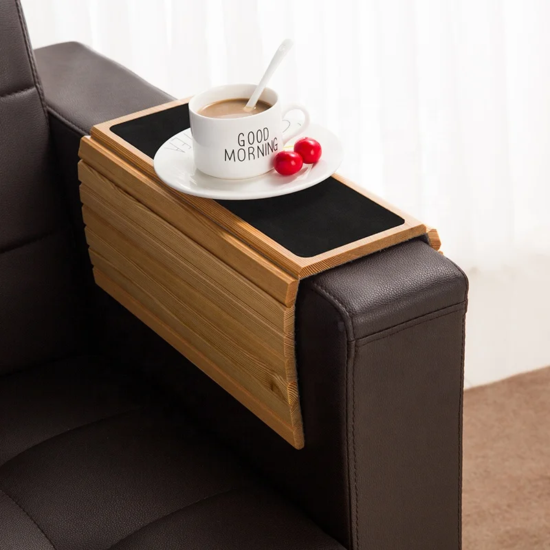tv tray 1. Wood sofa arm tray protectors armrest table sofa table coaster sofa tray