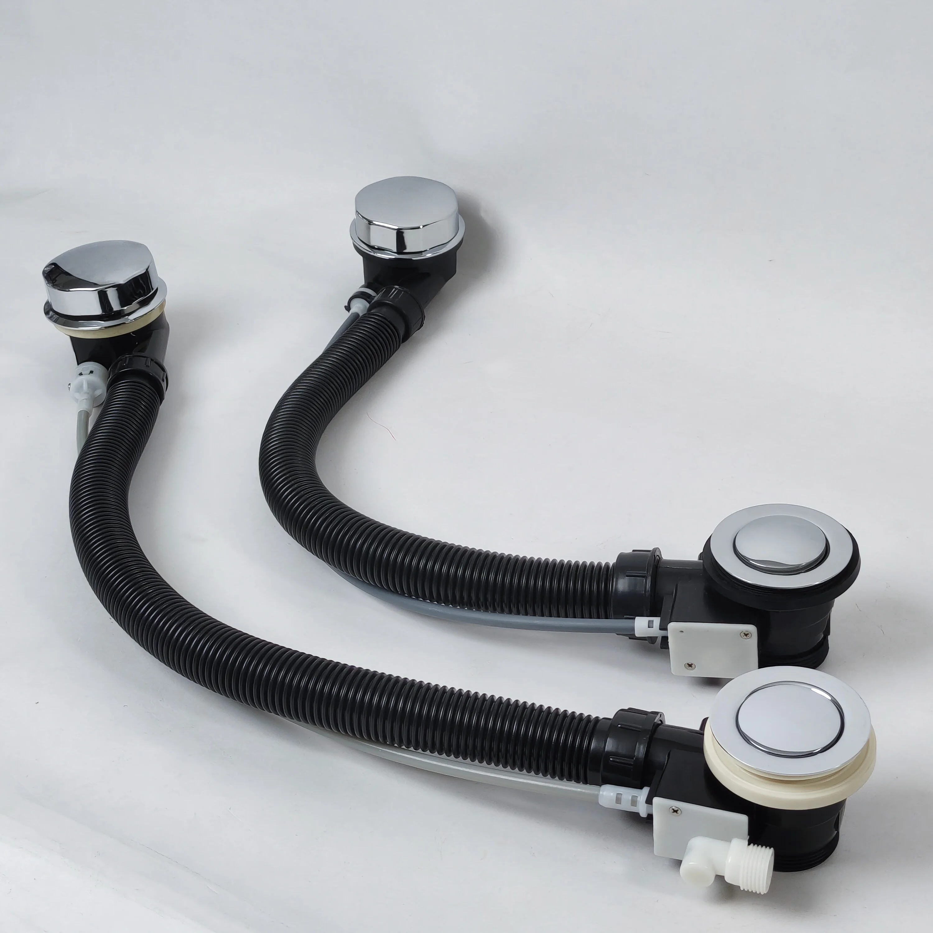 Durable Plastic Bathtub Drain Hoses Flexible Drain Pipe Bathroom Vanity