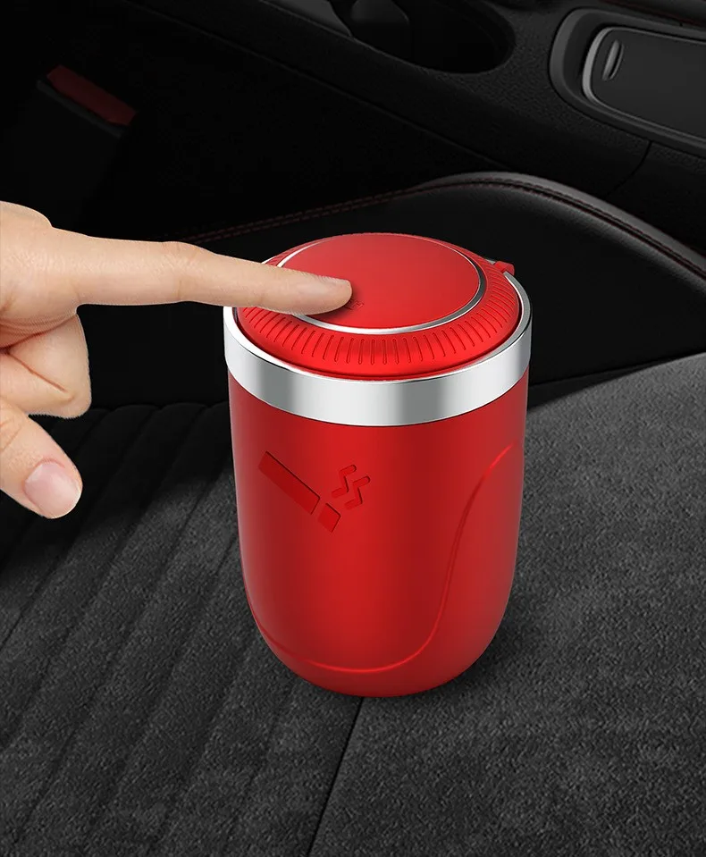 Factory Wholesale Stainless Steel Liner Inside Ashtray Portable Car