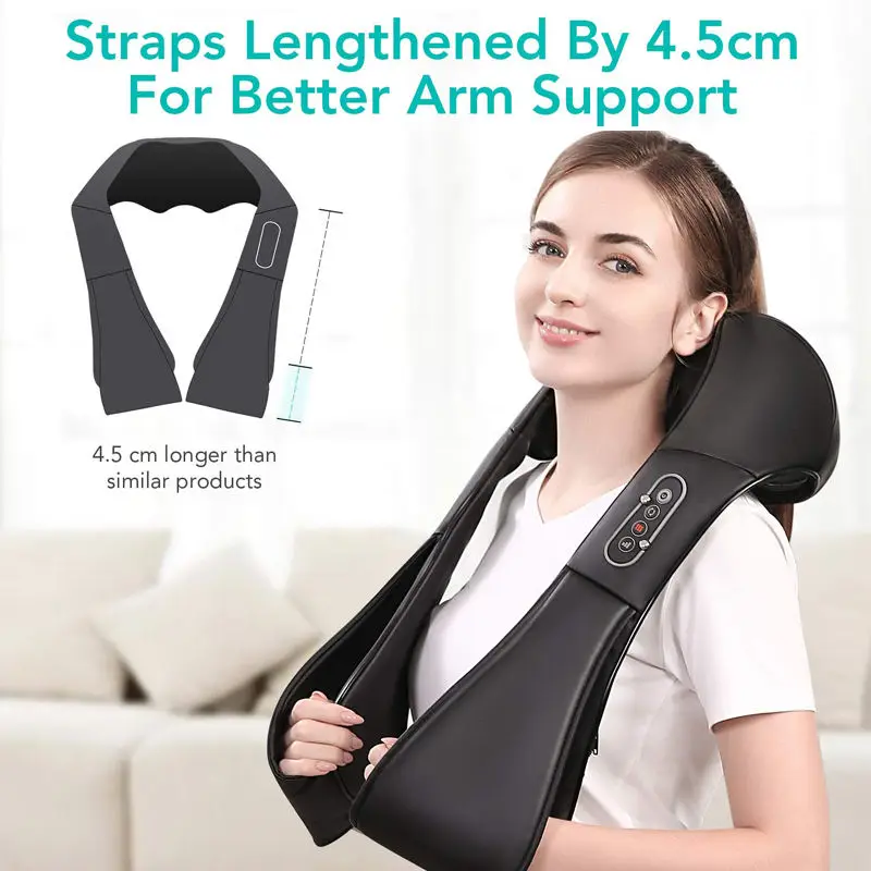 Naipo MGS-150DC Shoulder & Neck Massager with Shiatsu Kneading Massage and  Heat for sale online