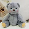 Blue gray pinch face naked - 30cm pure handmade