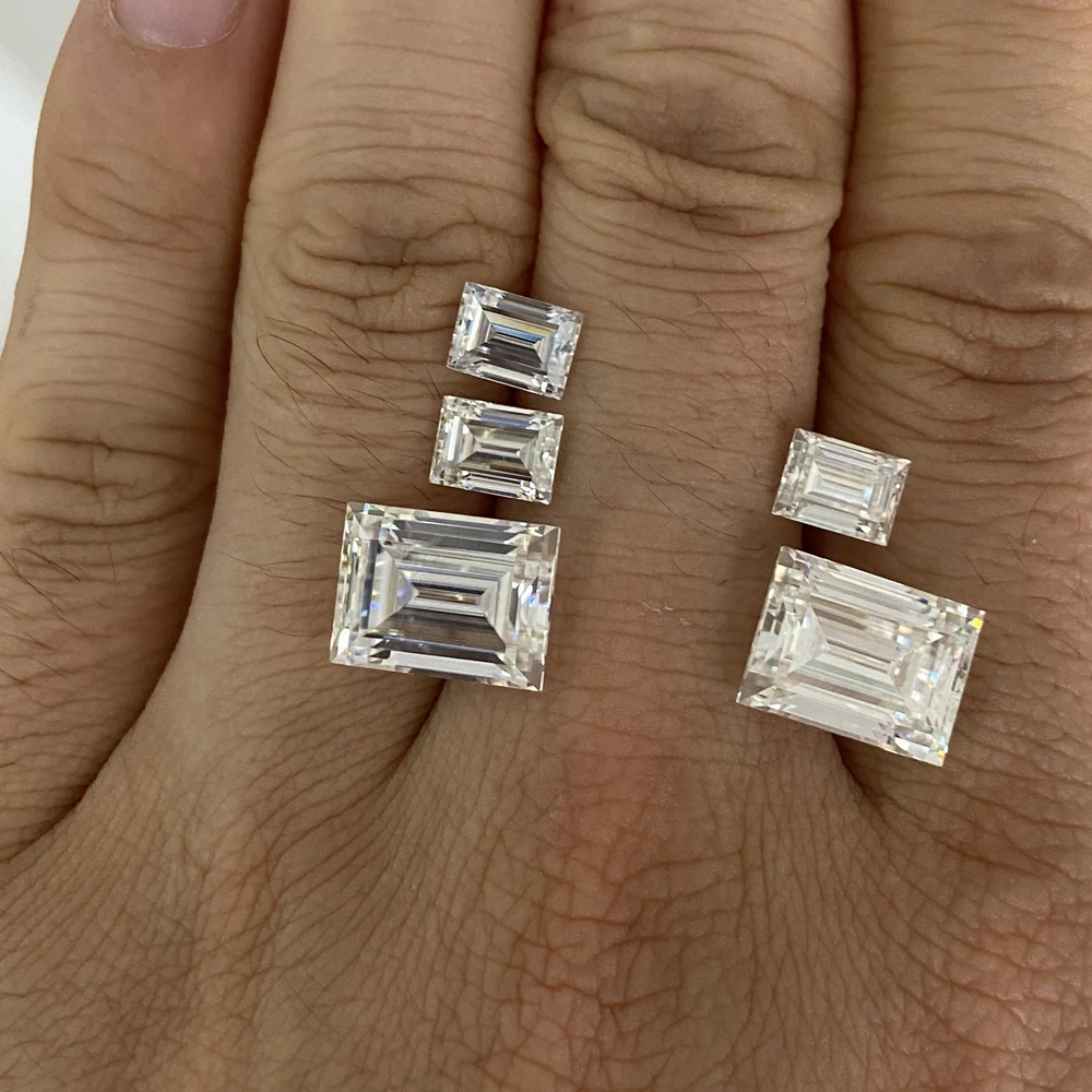 Moissanite baguette deals