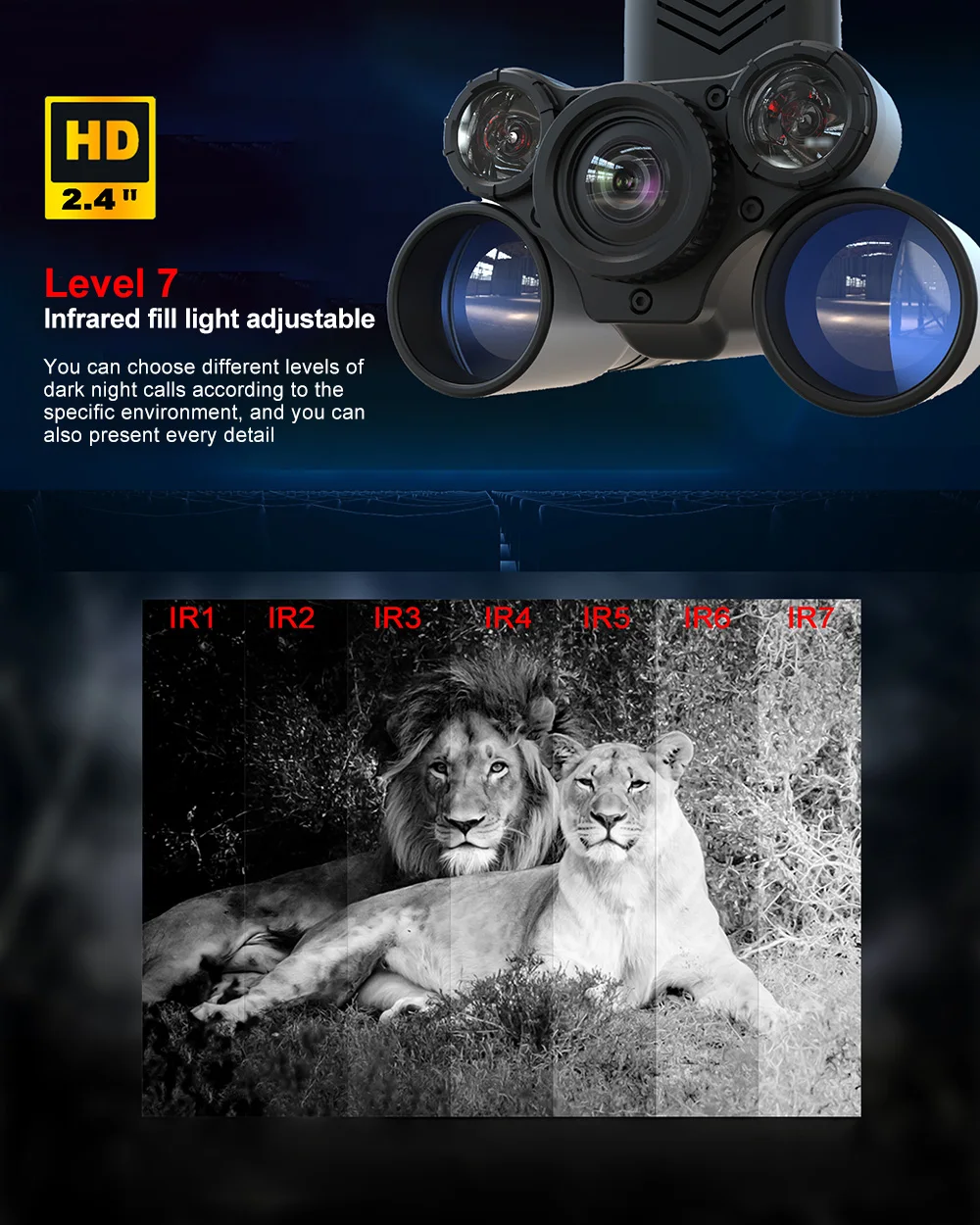 China Oem Rechargeable Infrared Gen 3 Russian Night Vision Digital