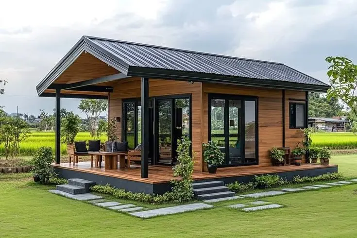 Contemporary Prefab Timber House - Eco-Friendly & Sustainable