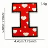 Autocollant en tissu lettre anglaise i