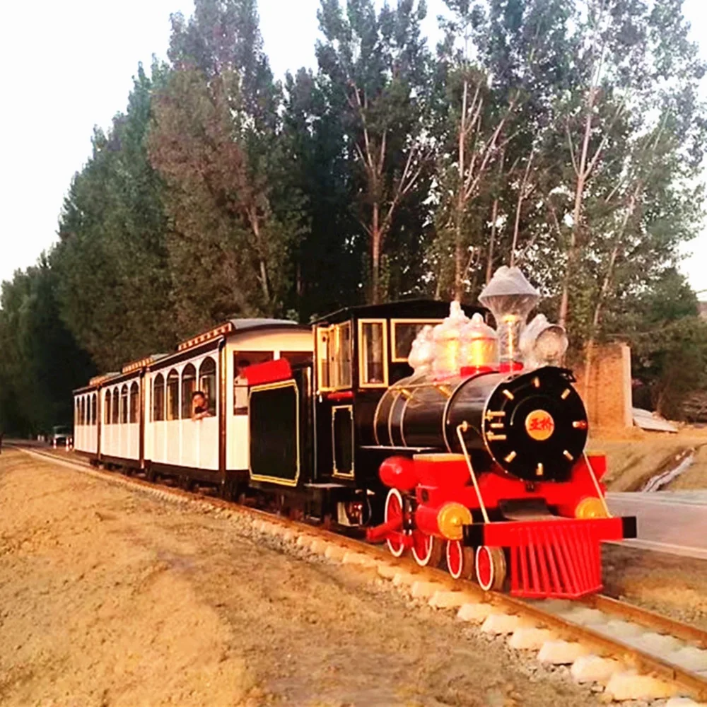 Суперэлектрический Трековый поезд для парка развлечений на 100 мест