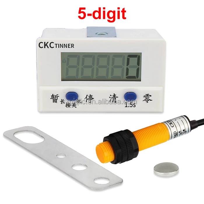 Digital Punch Counter LCD Magnetic‑Induction Industrial Electronic Counter Hot 