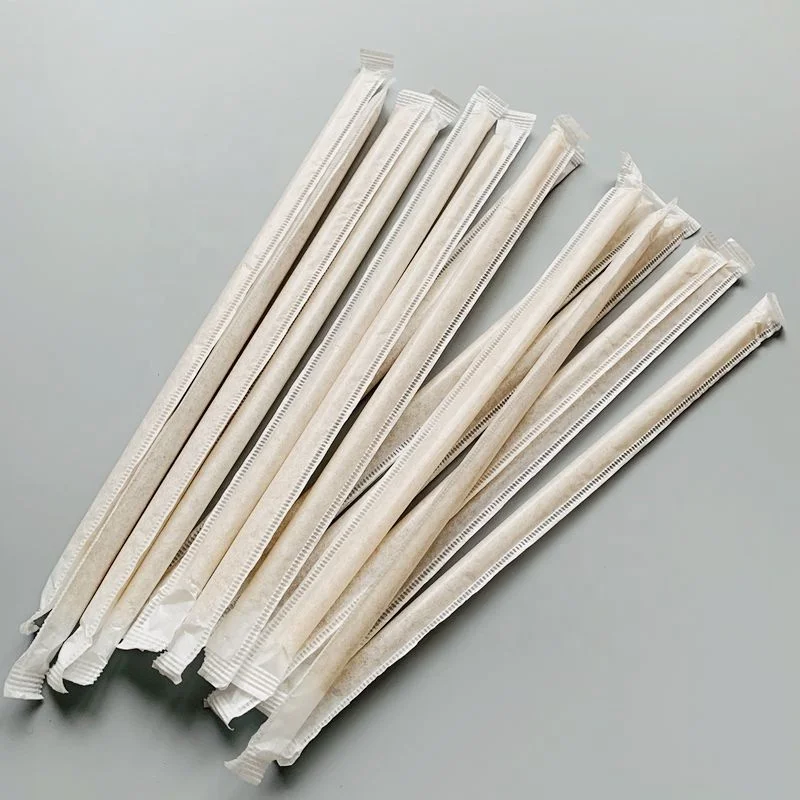 Лидер продаж питьевые соломинки из пла-сахарного тростника 100% бумажная обертка 6 мм 8 12 биоразлагаемые