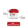Jenga red-grinning smile-slow-eating plate style