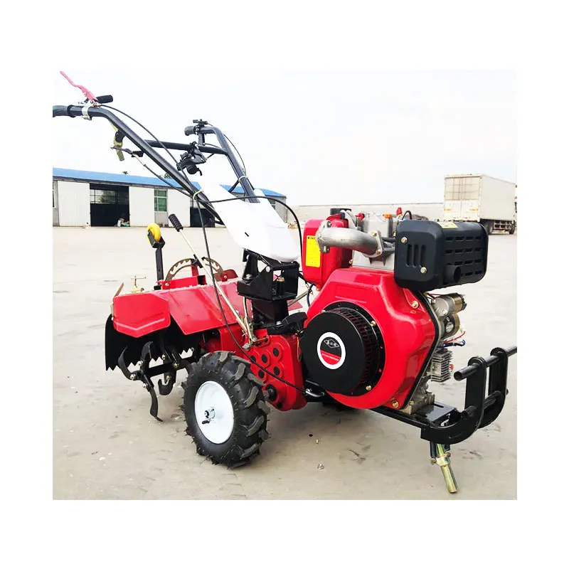 Mini Troly Quick Power Italy Rotary Tiller 10hp diesel Power Tiller Kama Mini Tiller Machine