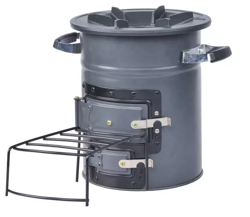 Best Selling Products 2022 Cast Iron Camping Wood Stoves With Firewood