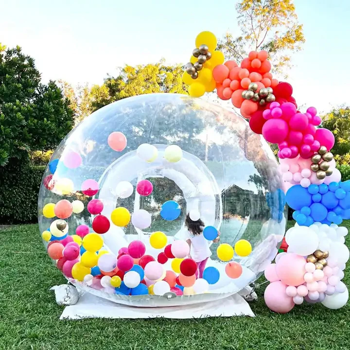 Dome Igloo Pvc Inflatable Balloon Bubble House 3 4 5m Giant Clear Kids 