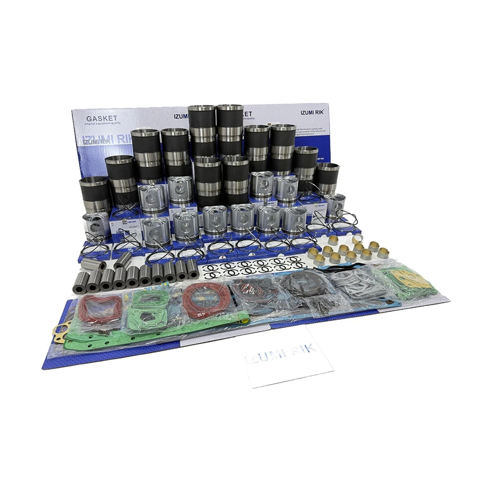 IZUMI RIK S12R-PTAA-2 Overhaul Rebuild Kit with Overhaul Kit for Mitsubishi OEM Engine Parts