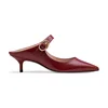 DARK RED calf leather