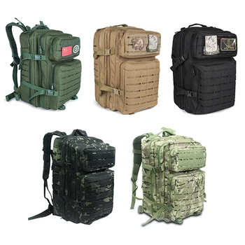 SABADO 2022 40L High Elastic FabricTactical Molle Backpack Military Backpack Camping Waterproof Army Rucksack Outdoor Sports