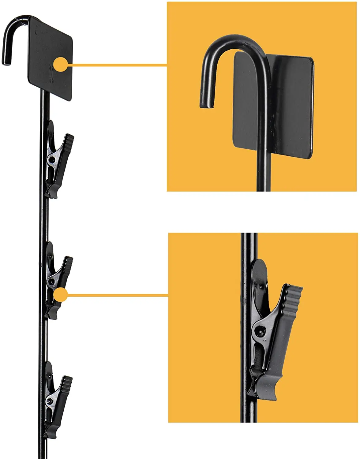 Retail Plastic Metal Merchandising Hanging Merchandise Display Clips Strips