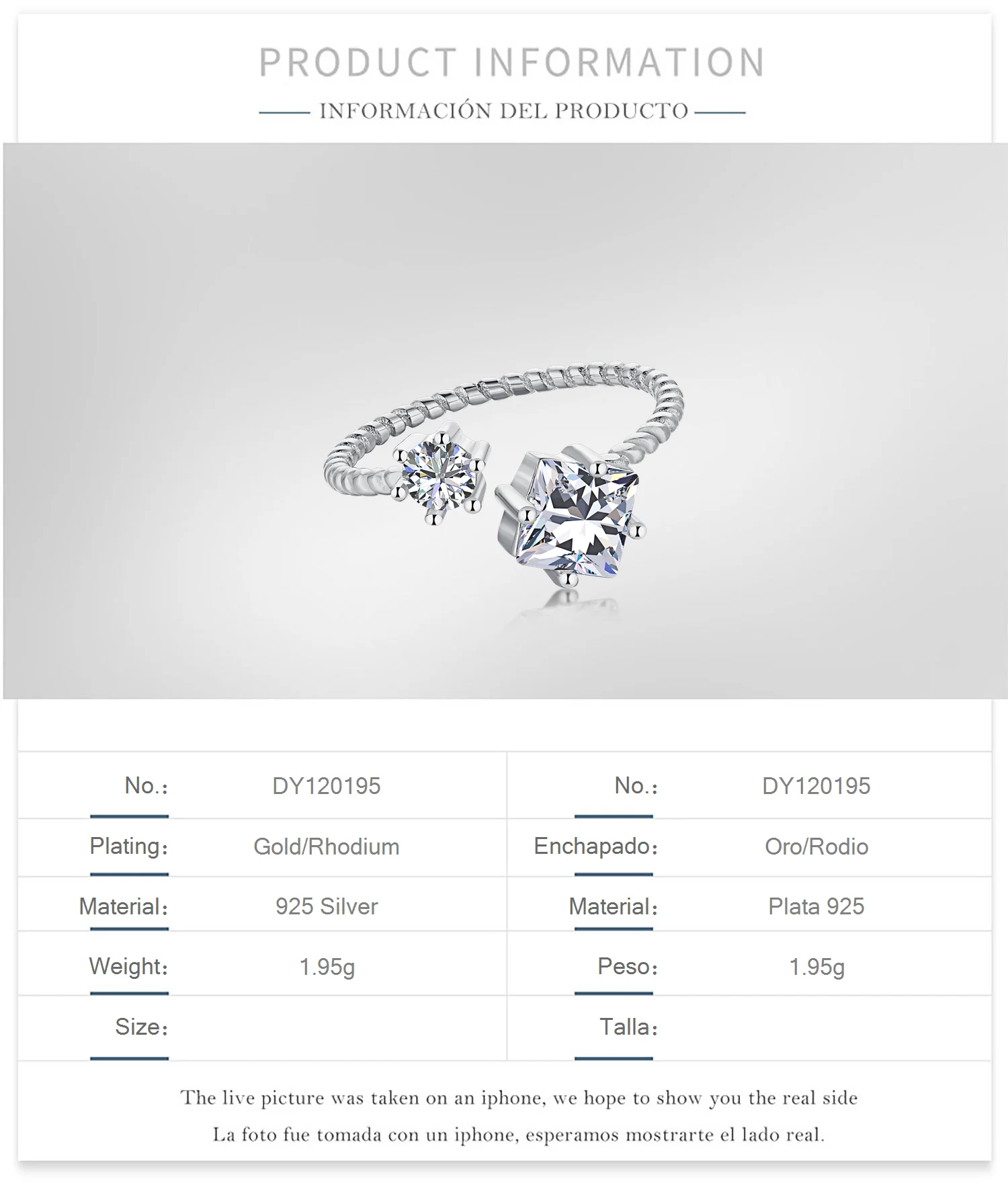 KAKODIY Adjustable Exquisite Lightweight INS Hot Selling Unique Simple Style 925 Sterling Silver Adjustable Size Women's Ring Jewelry detail 2