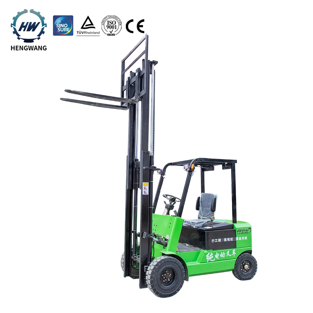 Warehouse Small Electric Forklift 1 Ton Electrical Operated Mini