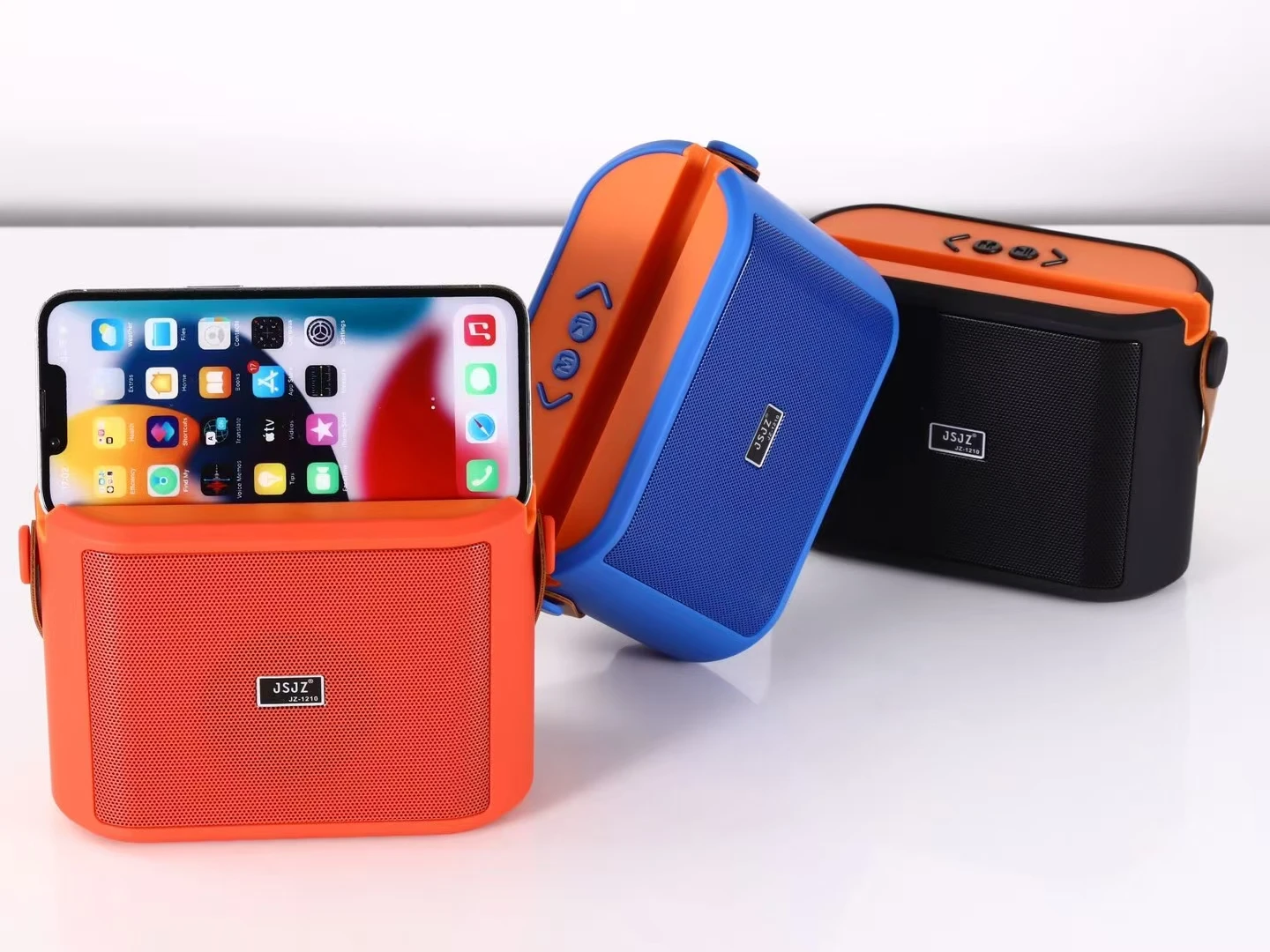 mini JZ-1210 Mini Speaker - Portable Bluetooth Stereo FM Radio