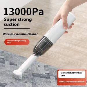 Cross-Border Rechargeable Mini Handheld Vacuum Cleaner Wireless Large Suction with USB Power Source for Cars and Household Use