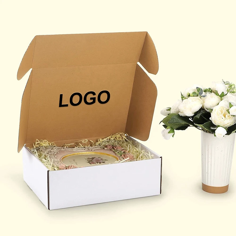Custom Recycle Paper Shipping Corrugated Paper Gift Mailer Box With