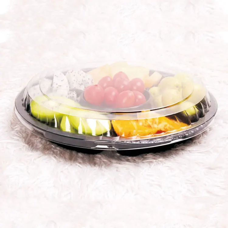 OEM прозрачная блистерная коробка для упаковки фруктового салата, прозрачные пластиковые коробки для фруктов