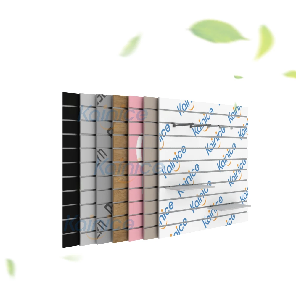 Kainice Groove Decorative Slatwall Display Panel Aluminum Inserts 4x8