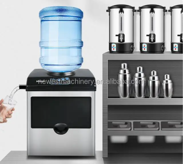 Ice Machine With Water Dispenser Cold Water And Bullet Ice Maker Buy