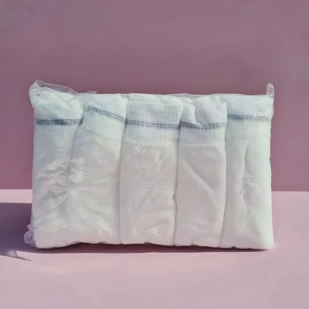 Mama Disposable Postpartum Underwear (Without Pad) with Storage Pouch. Washable Mesh Panties for Women (5 Count)