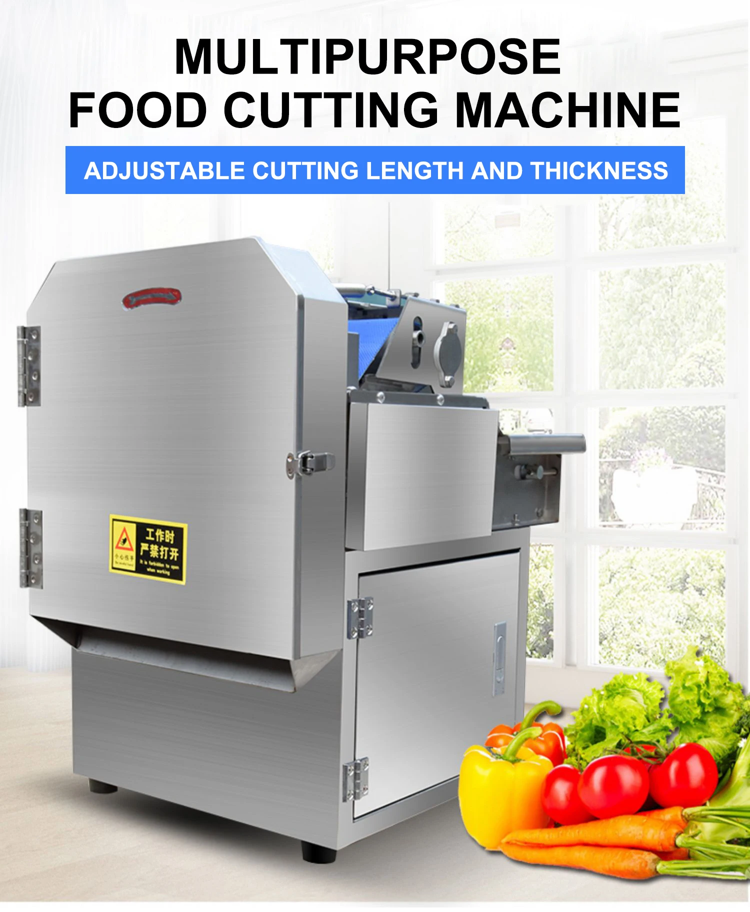 Industrial commercial vegetable fruit slicer machine banana and potato slicing cutting machine