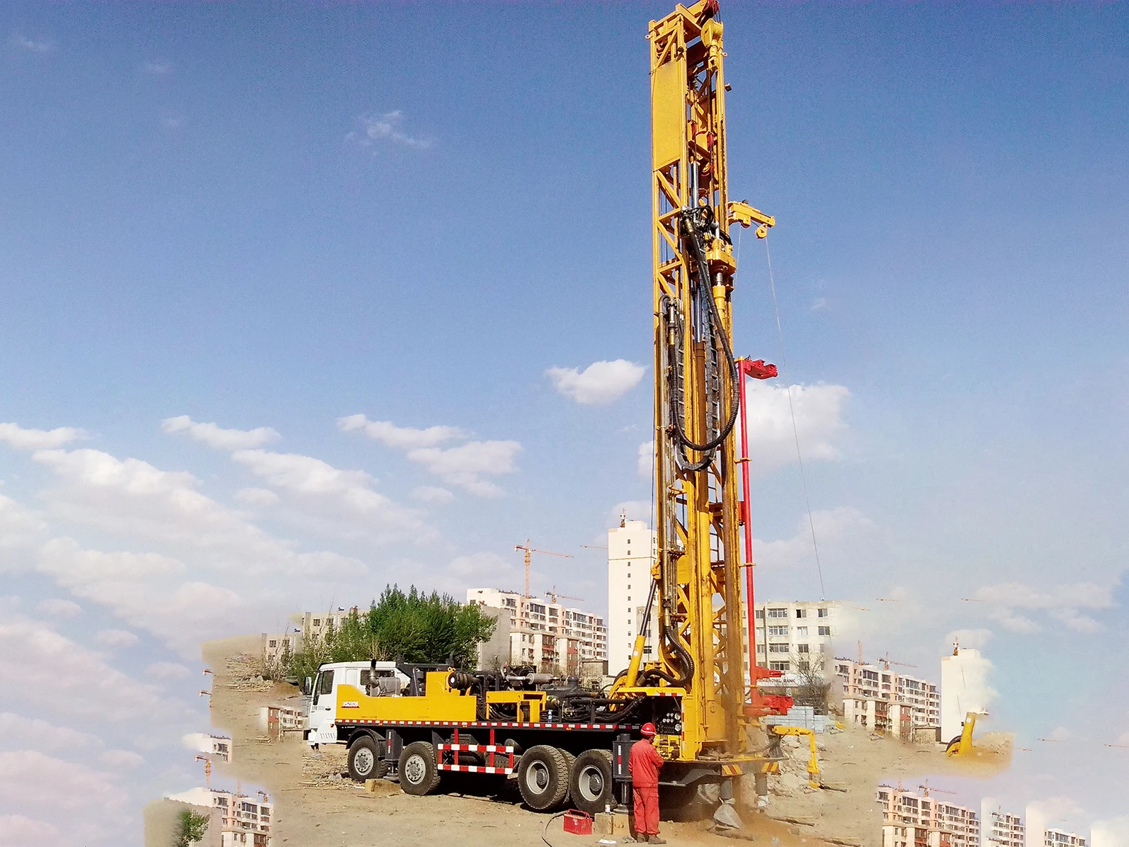 Xsc30/1200 Deep Well Drilling Rig 3000m Truck Mounted Water Well ...