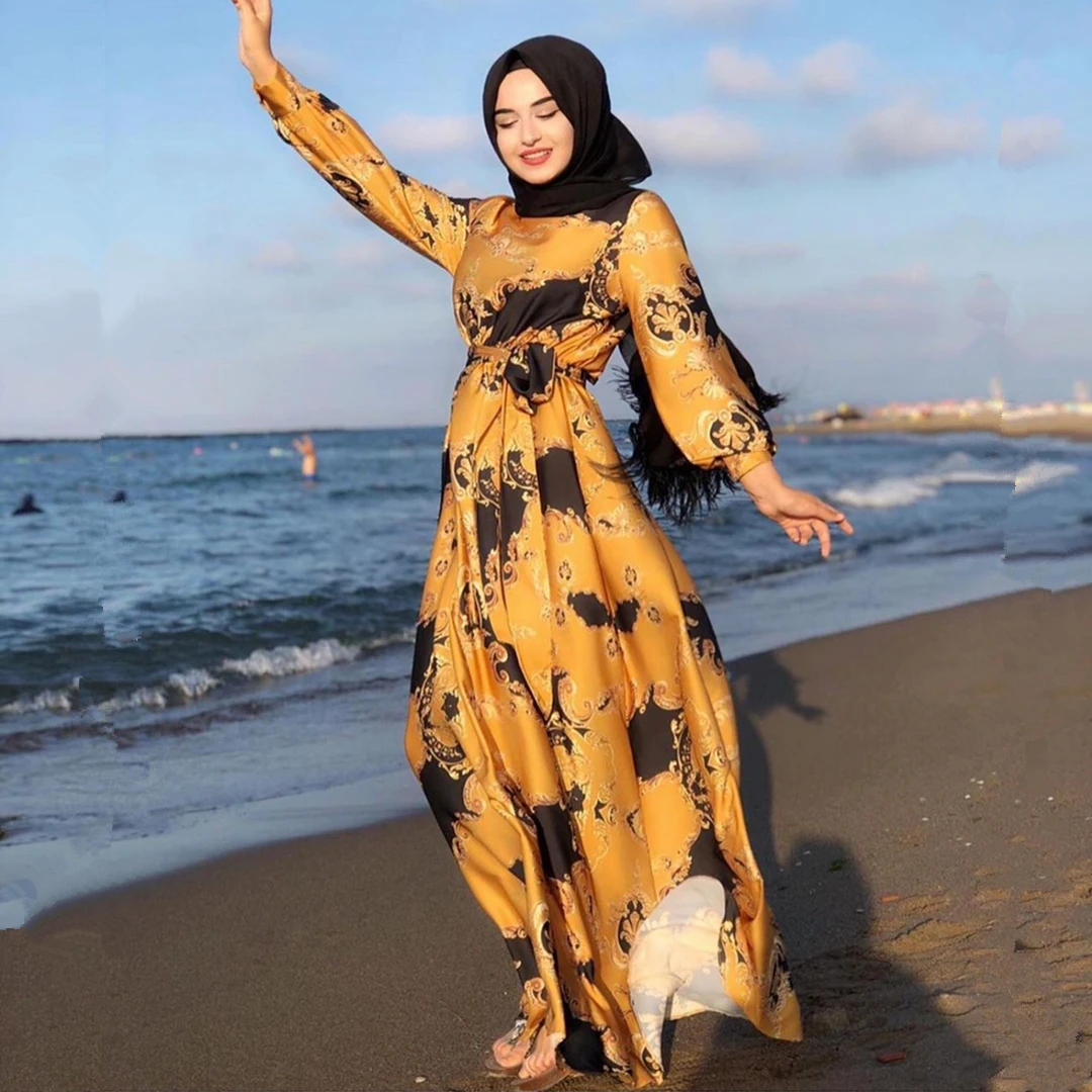 Beach hotsell dress muslimah