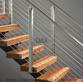 Hot sale stainless steel cable railings on deck or balcony